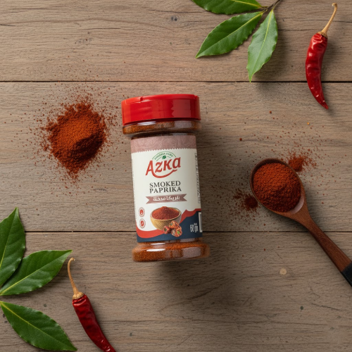 "أزكى بابريكا مدخّنة 60 غ – فلفل أحمر مدخّن ناعم، مثالية للمشويات، اليخنات والصلصات"