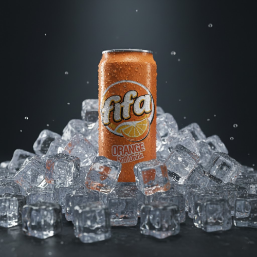 عبوة 320 مل من مشروب غازي برتقال فيفا