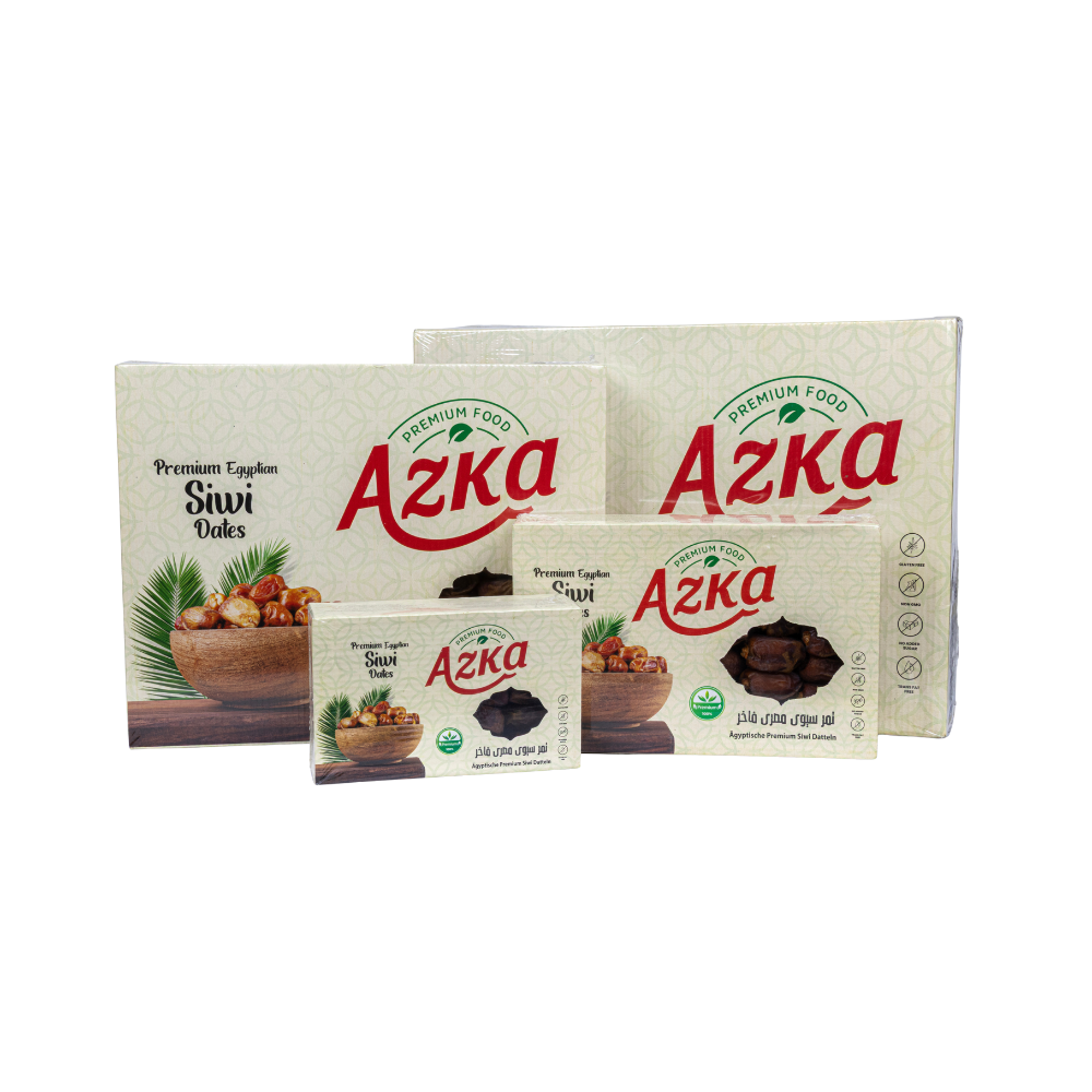 "أزكى تمر سيوة مصري فاخر، من واحة سيوة المصريّة، ناعم، حلو، مثالي للوجبات الخفيفة"