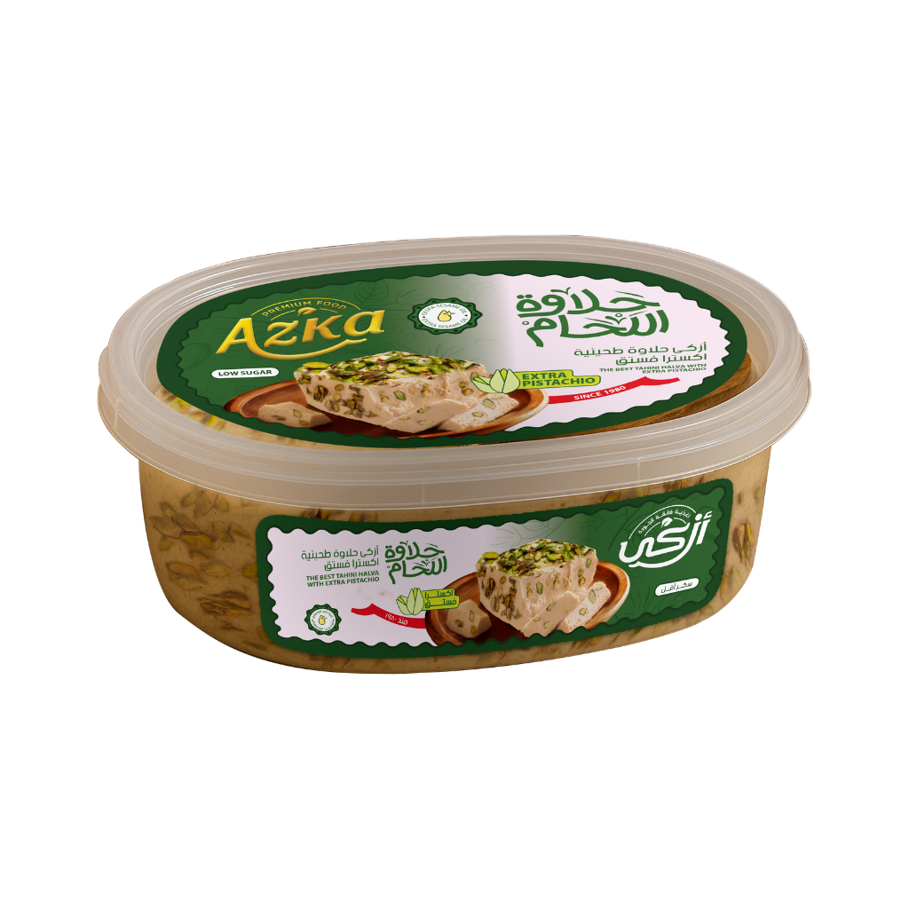 Azka Extra Pistachio Halva - Loaded with Premium Pistachios