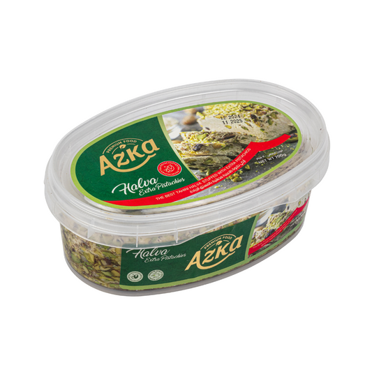 "حلاوة فستق أزكى إكسترا – محشوة بفستق بريميوم، طعم غني ومقرمش، الحلّ الشرقي المثالي"