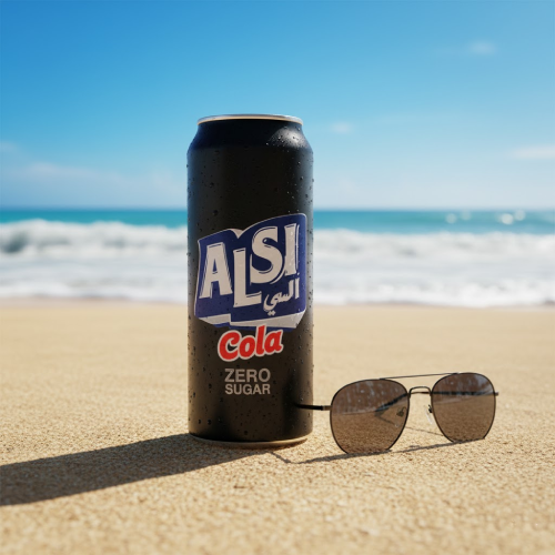 عبوة 320 مل من السي كولا غازي خالية من السكر