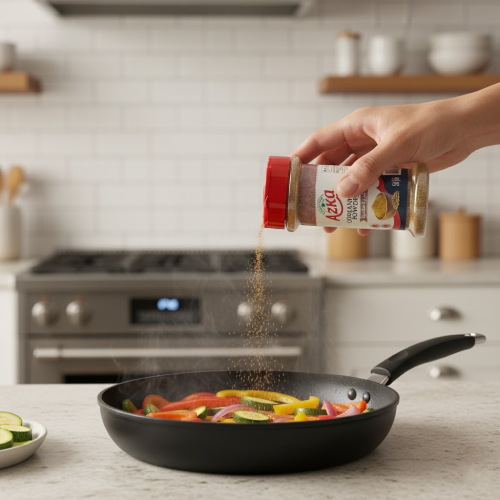 "Azka Coriander Powder 50 g – finely ground coriander for everyday cooking, natural flavor"