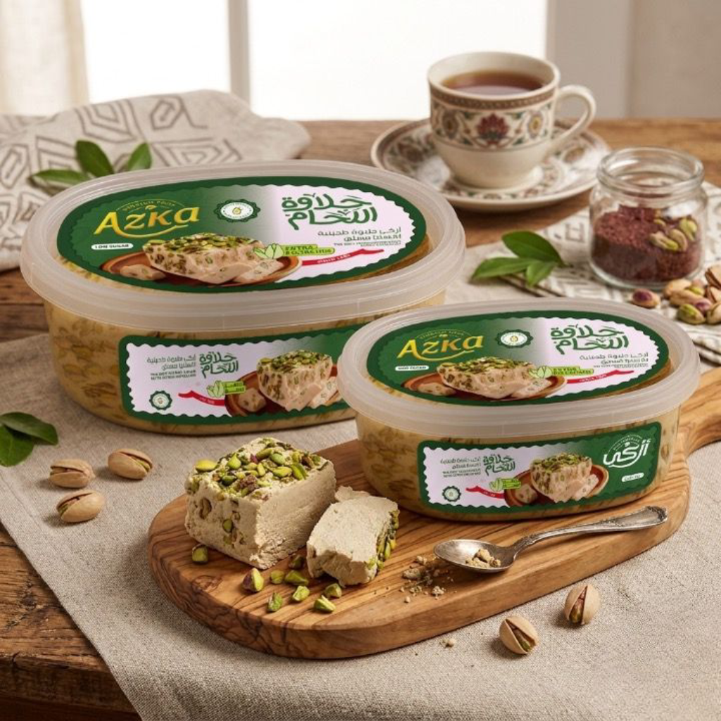 Azka Extra Pistachio Halva - Loaded with Premium Pistachios