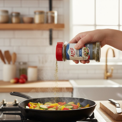 "بهارات يونانية بريميوم من أزكى 50 غ – نكهة أعشاب المتوسط، مثالية للشوي، الأسماك والخضروات"