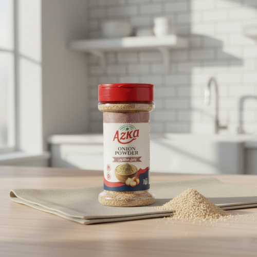 "Azka Onion Powder 70 g – natural and pure onion seasoning for richer flavor in home‑cooked meals"