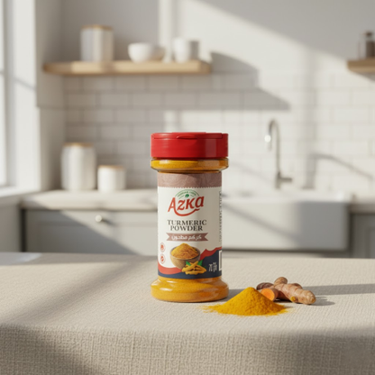 "أزكى كركم بريميوم 70 غ – توابل كركم عالية الجودة تضيف لون ذهبي ونكهة غنية للأرز واليخنات"