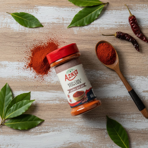 "أزكى بودرة فلفل أحمر حار 60غ – مزيج توابل طبيعي 100٪، مناسبة للشوي والتتبيلات اليومية"