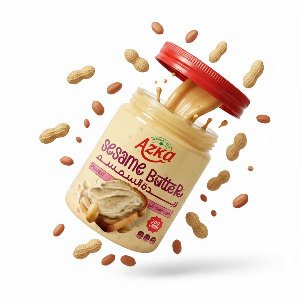 زبدة سمسم أزكى بالفول السوداني - 330 جم