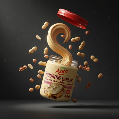زبدة سمسم أزكى بالفول السوداني - 300 جم