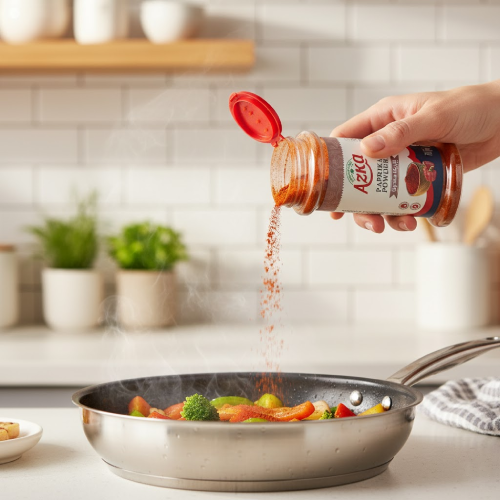 "Azka Sweet Paprika Powder 70g – mild sweet paprika seasoning, adds natural red color and gentle flavor to your dishes"