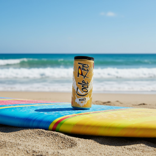 250 ml Code Red energy drink with malt flavor