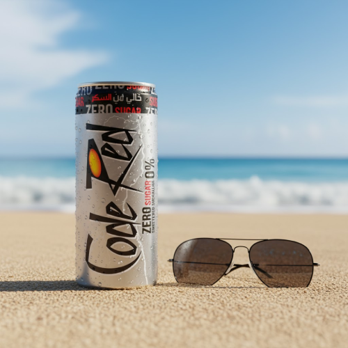 250 ml Code Red sugar-free energy beverage with caffeine