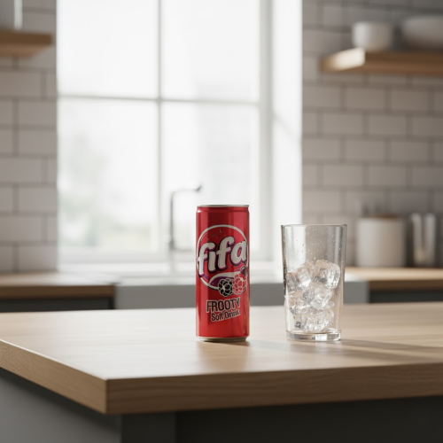 “Refreshing Fifa Fruit Flavored Soda 250 ml – Mixed Fruit Carbonation