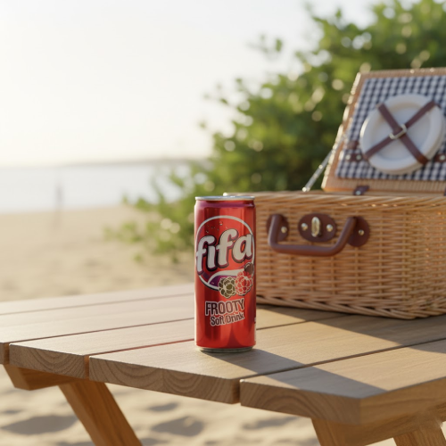 FIFA Frooty Mixed Berry Soft Drink - Sparkling Fruity Beverage (250ml)