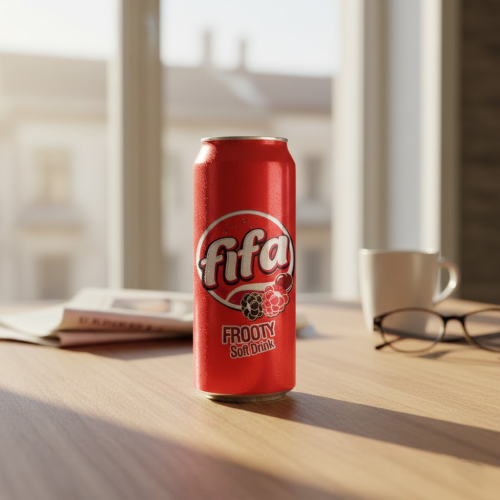 Fifa berry fizzy drink in 320ml can