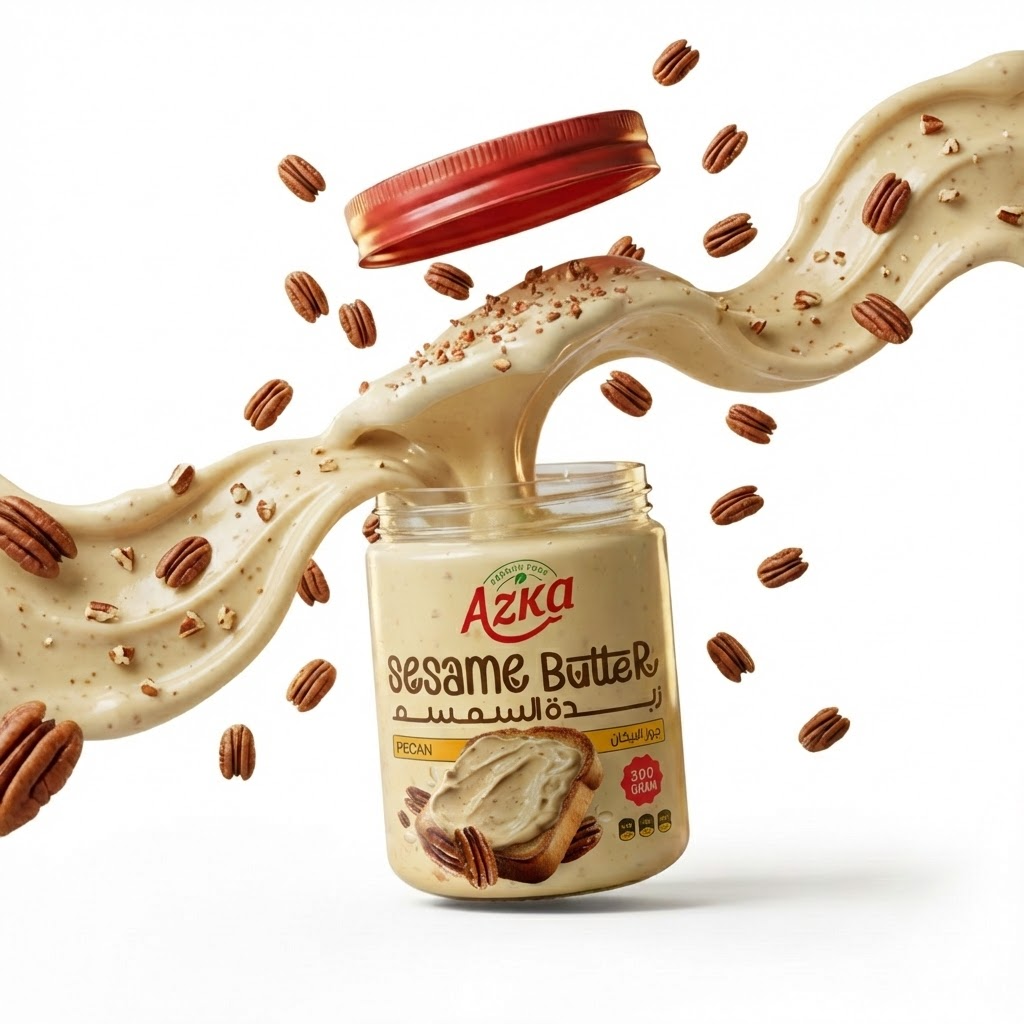 زبدة سمسم أزكى بجوز البيكان - 300 جم
