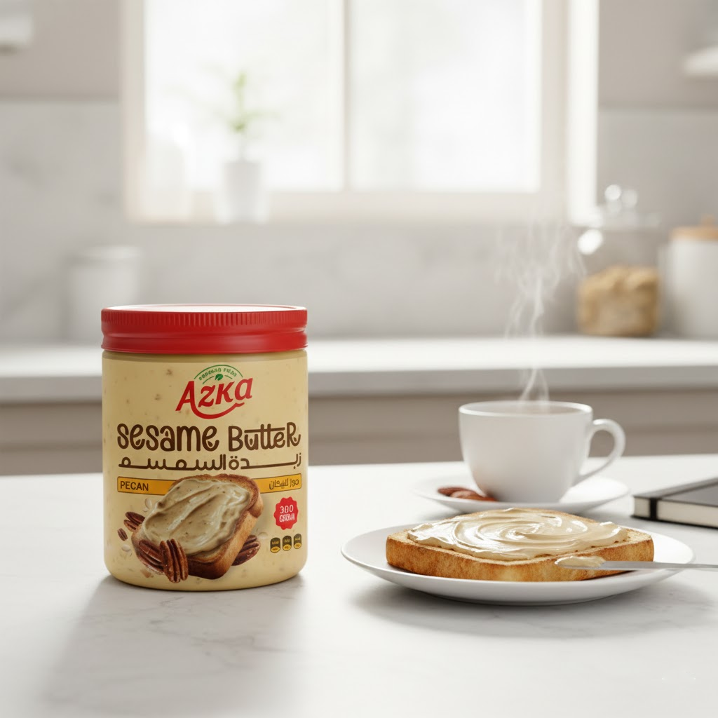 زبدة سمسم أزكى بجوز البيكان - 300 جم