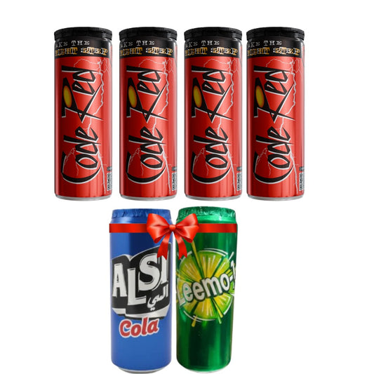 Ultimate Energy Bundle (4 Code Red + 2 FREE Soda) | Azka Refreshment Pack كود رد